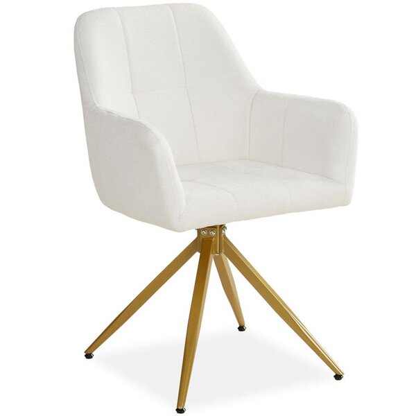 Chaise de salle à manger oeuf moderne blanc