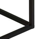 vidaXL Table console 110x30x75 cm bois massif d'acacia et fer