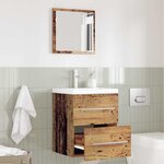vidaXL Cabinet de salle de bain 41 x 38.5 x 48 cm Bois d'ingénierie