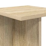 vidaXL Support de Plante Chêne Sonoma 25 x 25 5 x 100 5 cm
