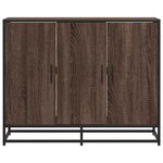 vidaXL Buffet chêne marron 94x35x76 cm bois d'ingénierie
