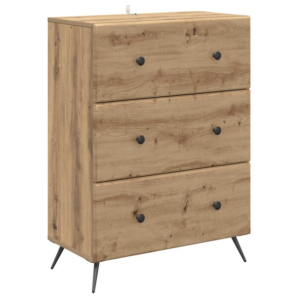 vidaXL Armoire à tiroirs 66 x 34 5 x 90 cm Bois d'ingénierie
