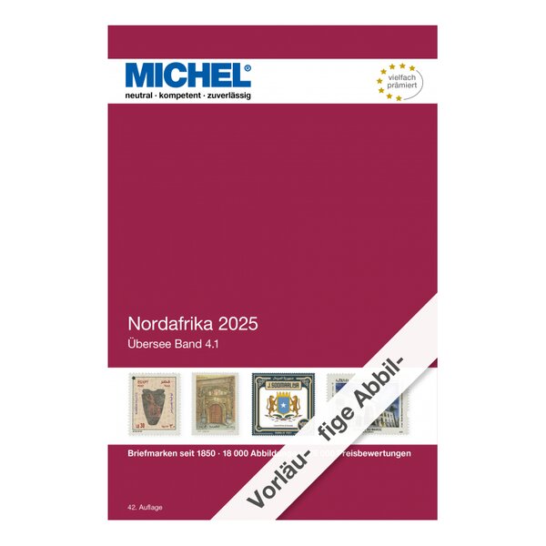 Catalogue Michel de cotation timbres Afrique du nord 2025.