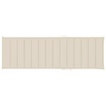 vidaXL Chaise longue de jardin avec coussin Bois d'acacia solide