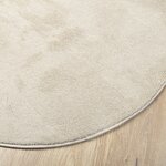 vidaXL Tapis "HUARTE" à poils courts  doux et lavable beige 160x230 cm