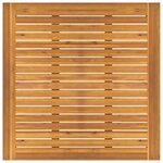 vidaXL Ensemble de salle à manger pour jardin 3 Pièces Marron