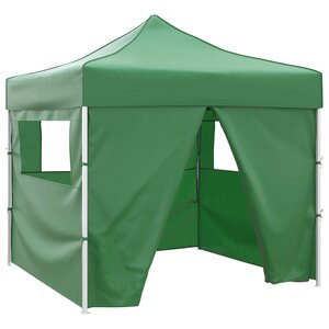 vidaXL Tente de fête 291 x 291 x 315 cm Vert Tissu Oxford