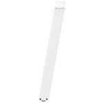 vidaXL Pieds de table console en U  2 pièces  blanc  28 x (72-73) cm  acier
