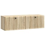 vidaXL Meuble TV mural Chêne Sonoma 98 x 31 x 30 cm Bois d'ingénierie