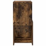 vidaXL Meuble d'angle Blanc 30 5x30x65cm Bois d'ingénierie