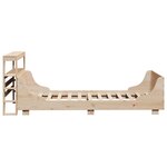 vidaXL Cadre de lit sans matelas 100x200 cm bois massif de pin