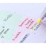 Pochette pentel de 3 surligneurs bi-pointe jaune  orange et vert pastel PENTEL