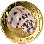Monnaie WONDER WORLD OF LADYBIRDS Set 10x1/1000 Oz Or 3000 Francs Chad (PRÉCOMMANDE)
