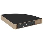 vidaXL Étagère d'angle flottante noir 25x25x3 8 cm MDF