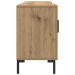vidaXL Meuble TV chêne artisanal 150x30x50 cm bois d'ingénierie