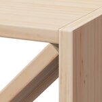 vidaXL Étagère à vin 4 Pièces Naturel 62 x 25 x 62 cm Pin massif