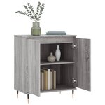 vidaXL Buffet Sonoma gris 60x35x70 cm Bois d'ingénierie