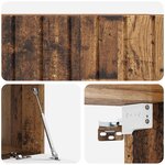 vidaXL Meuble TV mural Bois ancien 78 5 x 41 x 30 cm Bois d'ingénierie