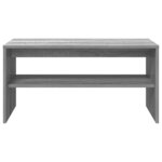 vidaXL Meuble TV sonoma gris 80x40x40 cm bois d'ingénierie