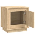 vidaXL Tables de chevet 2Pièces chêne sonoma 44x35x45cm bois d'ingénierie