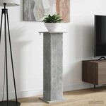 vidaXL Support de Plante Gris béton 30 5 x 30 x 100 5 cm