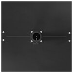 vidaXL Socles de parasol d'extérieur Noir 45 x 45 x 31 cm Acier
