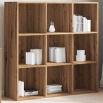 vidaXL Armoire à livres chêne artisanal 98x29x97 5 cm