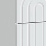 vidaXL Cabinet de chevet avec tiroir 2 Pièces Blanc 43 x 34 5 x 48 cm