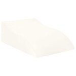 vidaXL Coussin pour jambes Blanc 68 x 40 x 21 5 cm