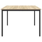 vidaXL Table de salle à manger / Table de repas MÉTAL