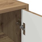 vidaXL Cabinet de salle de bain chêne artisanal 39 x 23.5 x 65 cm