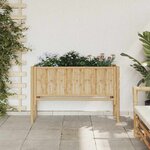 vidaXL Jardinière surélevée Marron 110 x 35 x 70 cm Bambou