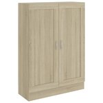 vidaXL Bibliothèque Chêne sonoma 82 5x30 5x115 cm Bois d'ingénierie