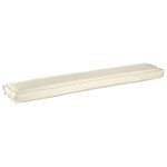 vidaXL Coussin de palette Crème 200 x 40 x 8 cm Tissu Oxford