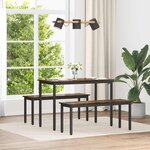 vidaXL banc Chêne Fumé 110 x 35 x 45 cm Bois d'ingénierie