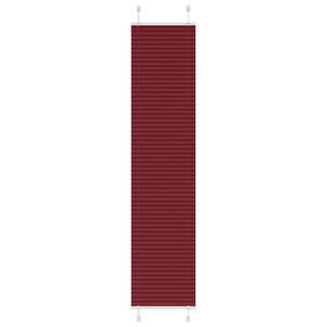 vidaXL Store plissé rouge bordeaux 45x200 cm largeur du tissu 44 4 cm
