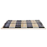 vidaXL Sommier à lattes avec 42 lattes 7 zones 70 x 200 cm