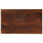 vidaXL Dessus de table 40x20x2 5 cm rectangulaire bois massif récupéré