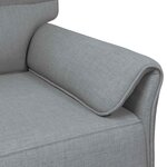 vidaXL Canapé 100  polyester  cadre en métal  MDF  Contreplaqué