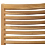 Chaises de jardin vidaXL 2 pièces en teck