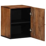 vidaXL Armoire murale de salle de bain marron miel 38 x 33 x 48 cm