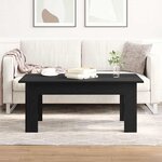 vidaXL Table basse Chêne noir 100 x 60 x 42 cm Bois d'ingénierie