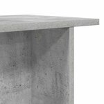 vidaXL Table basse Gris béton 40 x 30 x 49 cm Bois d'ingénierie