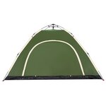 vidaXL Tente de camping 5 personnes vert libération rapide