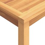 vidaXL Ensemble à manger de jardin 5Pièces Bois de teck massif