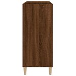 vidaXL Armoire à disques chêne marron 84 5x38x89 cm bois d'ingénierie