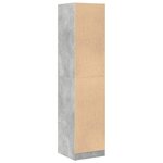 vidaXL Armoire d'apothicaire gris béton 40x41x174 5 cm bois ingénierie