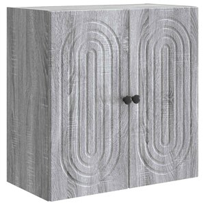 vidaXL Armoire Murale Sonoma gris 59 x 31 x 60 cm Bois d'ingénierie