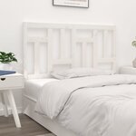 vidaXL Tête de lit Blanc 145 5x4x100 cm Bois massif de pin