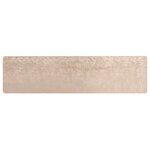vidaXL Coureur de Tapis MARSA Beige 100 x 450 cm Polyester et PVC